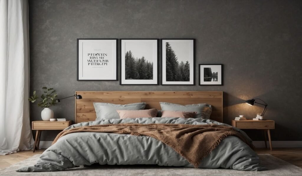 bedroom texture and fabrics