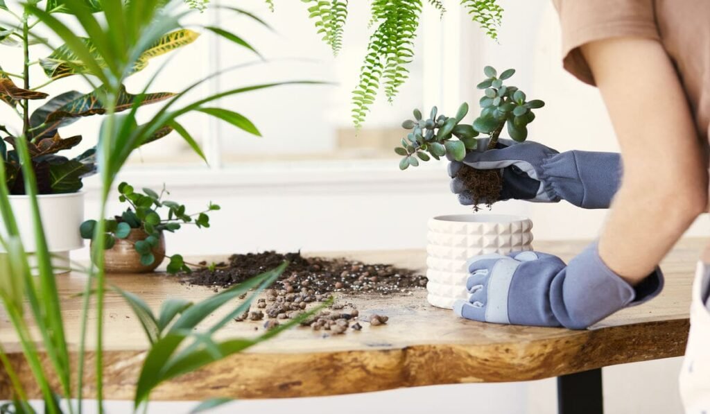 which indoor plants like coffee grounds