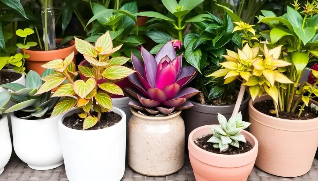 living room plant pots stands materials