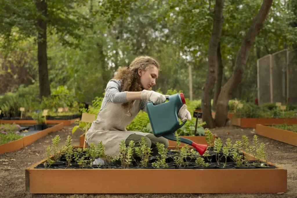 should I water my vegetable garden every day deep watering