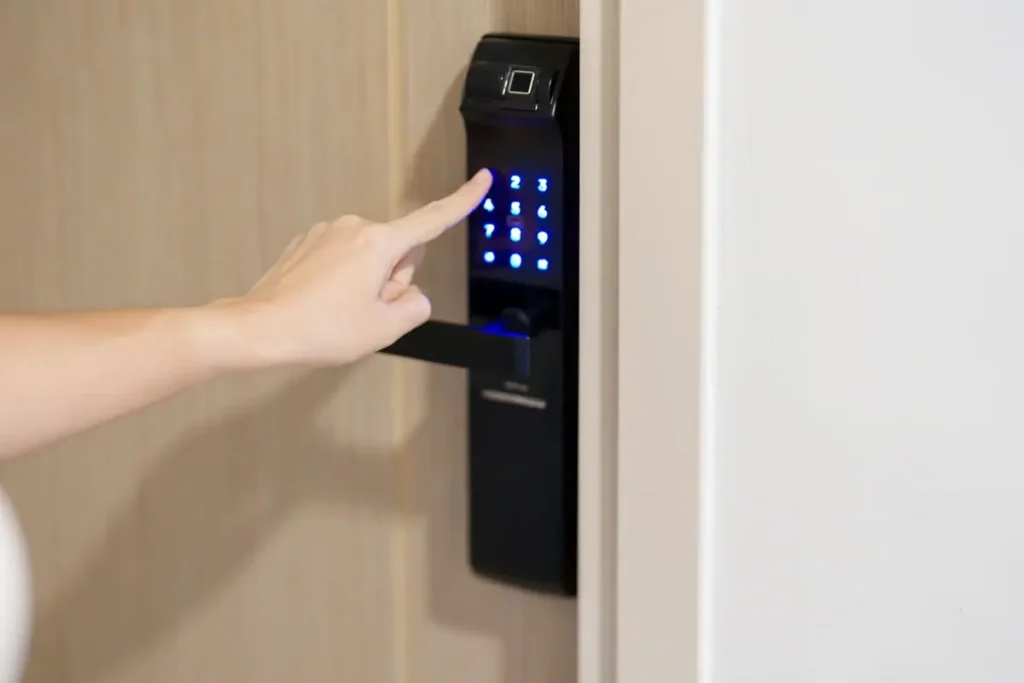 smart lock keypad entry code