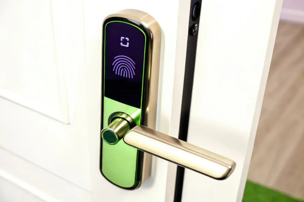 are smart locks safe fingerprint scanner on a digital lock