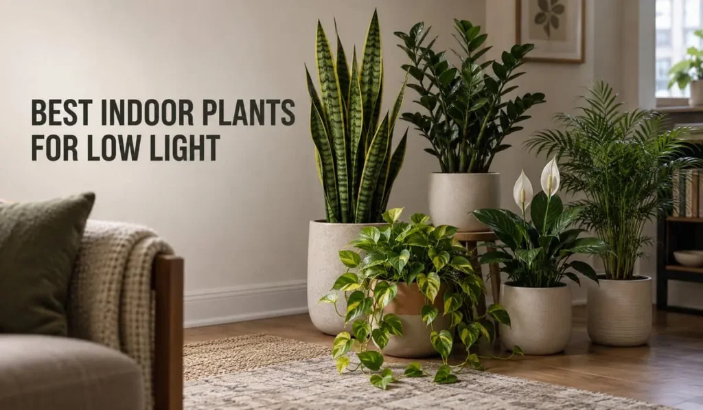 best indoor plants low light rooms