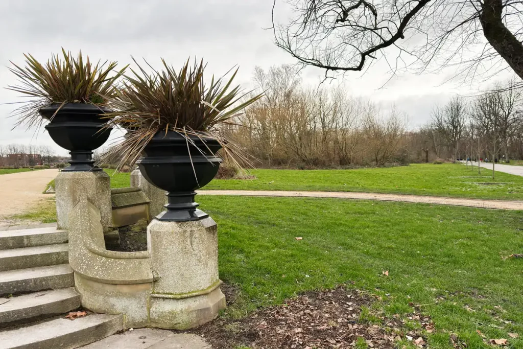 outdoor planters heritage urn style