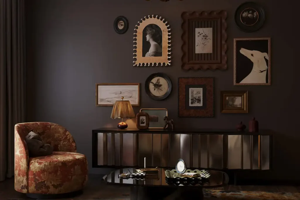 moody wall decor gallery wall